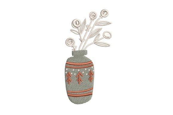 Boho Christmas Vase Embroidery Design Review