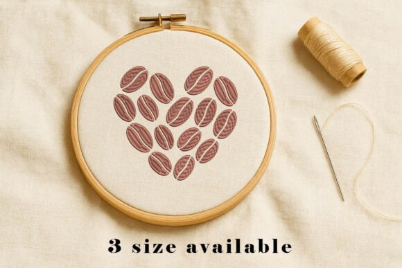 Coffee Bean Heart Embroidery Design Review