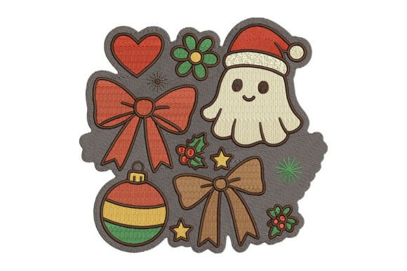 Cute Christmas Ghost Embroidery Review