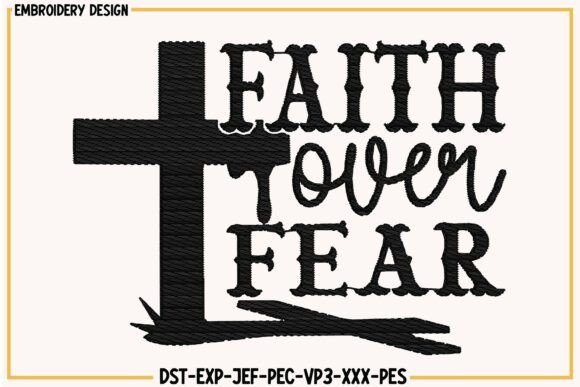 Faith Over Fear Christian Embroidery Review