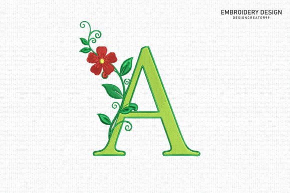 Floral Alphabet Embroidery Design Review for Seasonal Use