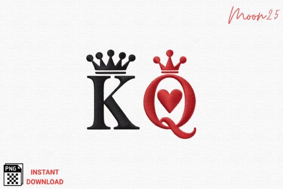 King and Queen Embroidery PNG Review