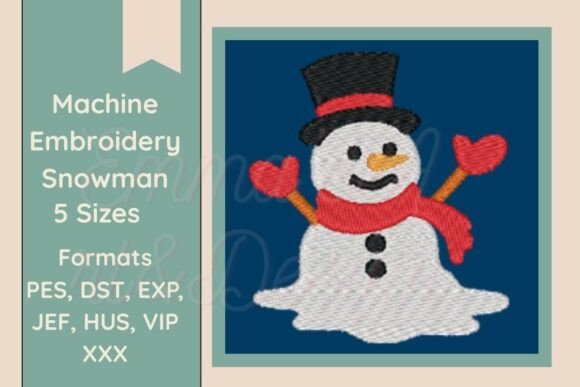 Melting Snowman Embroidery Design Review