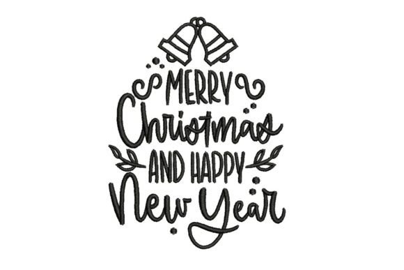 Merry Christmas and Happy New Year Embroidery Design Review