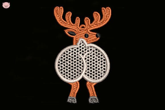 Reindeer Embroidery Review for Boutique Sweatshirts