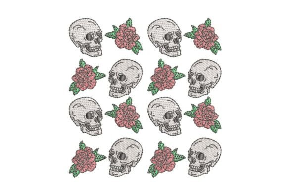 Skull and Roses Embroidery Pattern Review