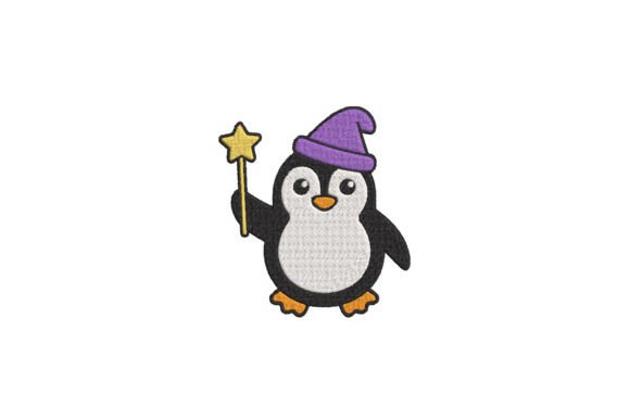 Wizard Penguin Embroidery Review for Halloween Projects